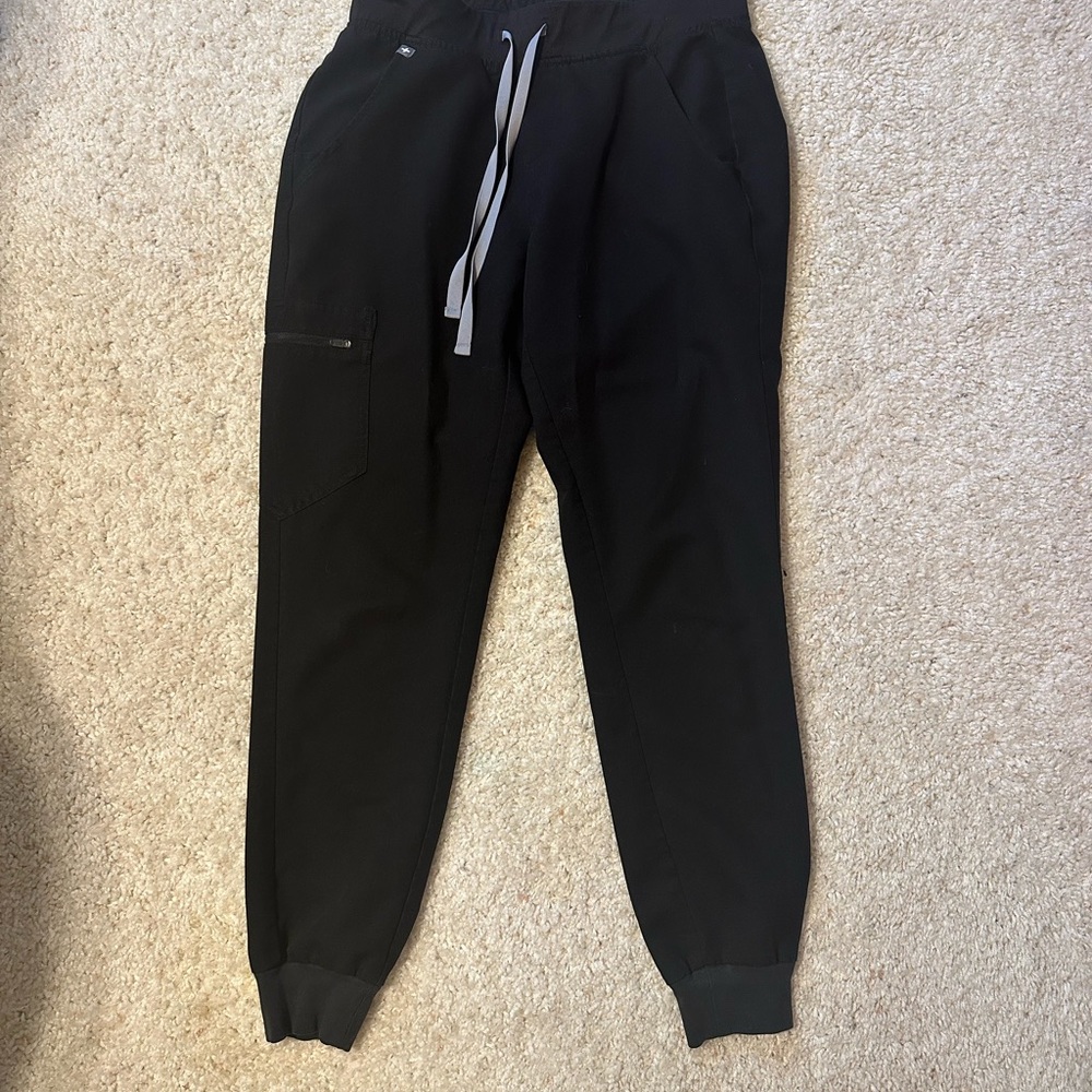 Figs Black Joggers